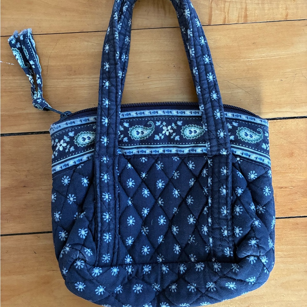 Vera Bradley Teeny Paddy in Seaport Navy
